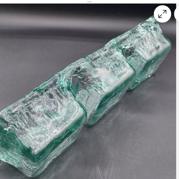 3 section dish from recycled Spanish glass. - Picture 4 of 4